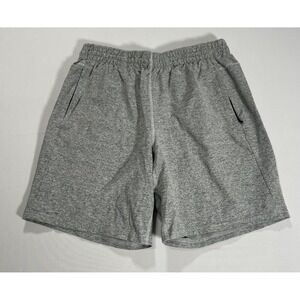 NOBULL Stretch Woven Zip Pocket Performance Gym Shorts Gray Men's L